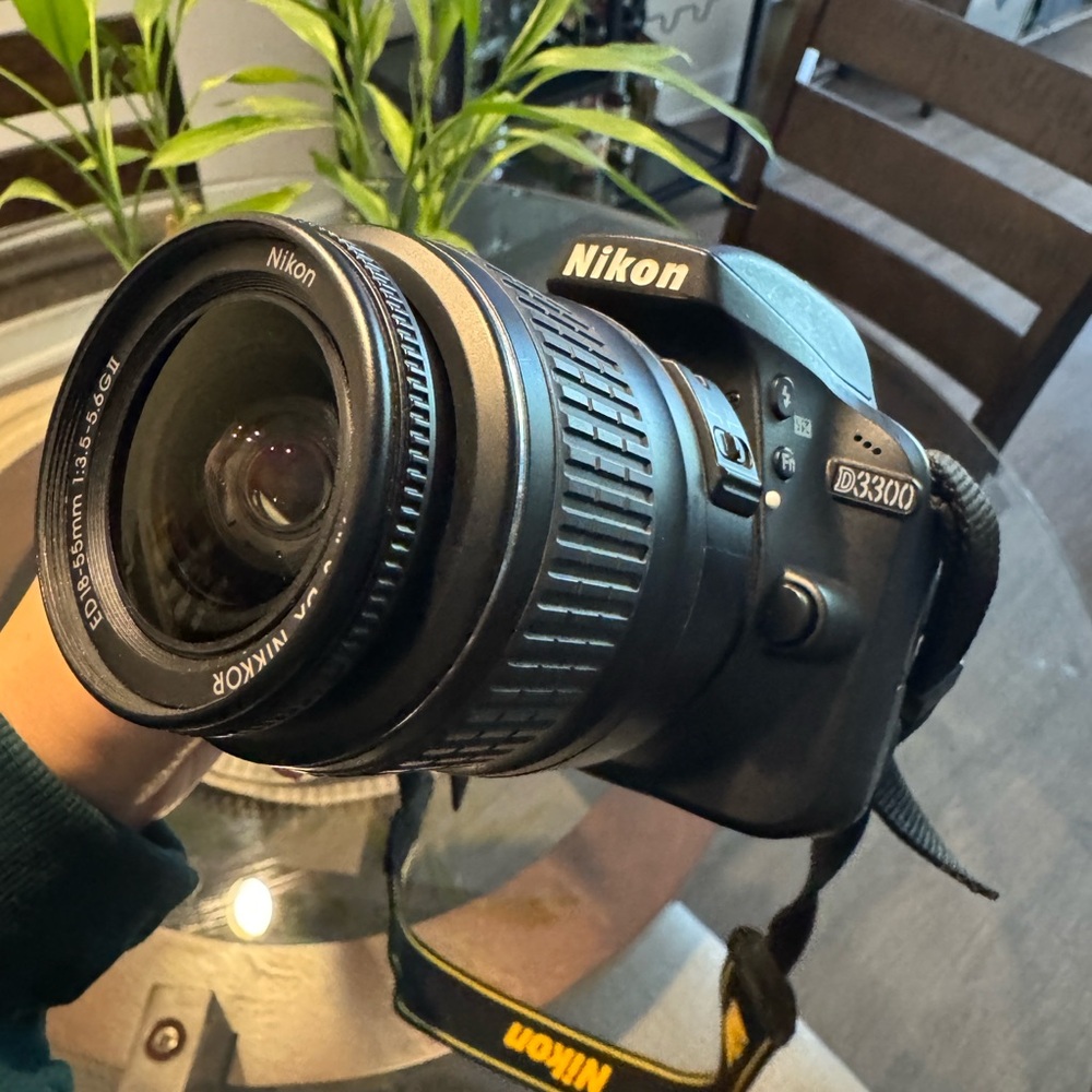 NIKON D3300 DSLR - used. Great condition. Battery and charger included.